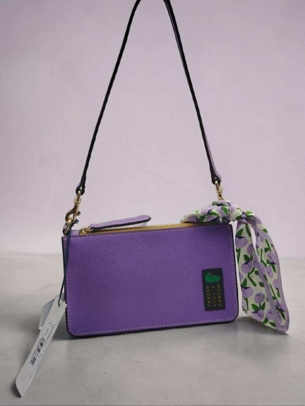 NWT Dooney & Bourke Alpine Demi 20 Purple Shoulder Bag